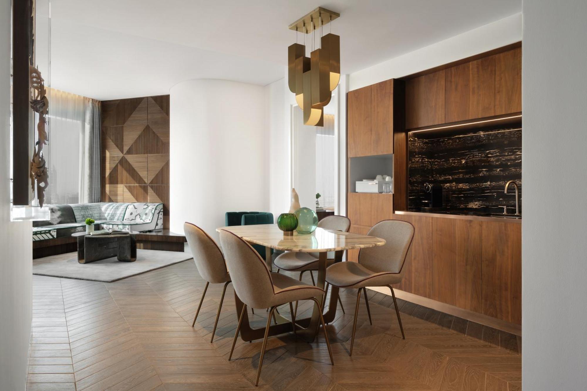 So/ Uptown Dubai Hotel ภายนอก รูปภาพ Interior of a typical apartment